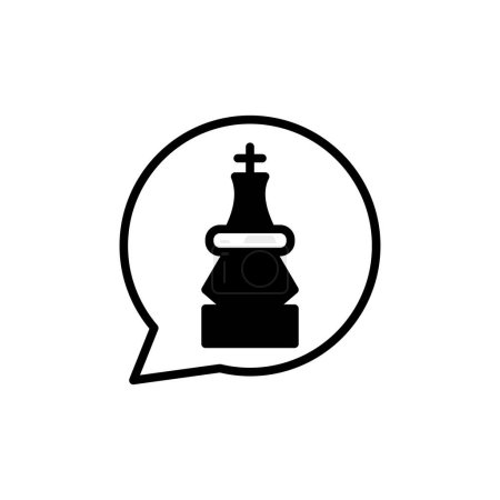 Ilustración de Discutir icono de estrategia en el vector. Logotipo - Imagen libre de derechos