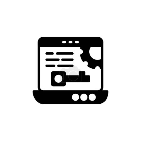 Ilustración de Keyword Generator icon in vector. Logotype - Imagen libre de derechos