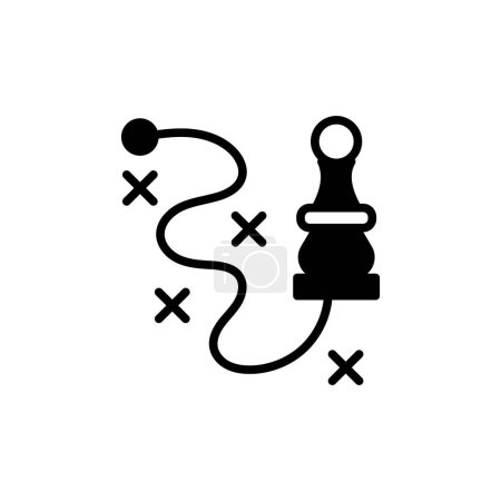 Ilustración de Icono de solución de estrategia en vector. Logotipo - Imagen libre de derechos