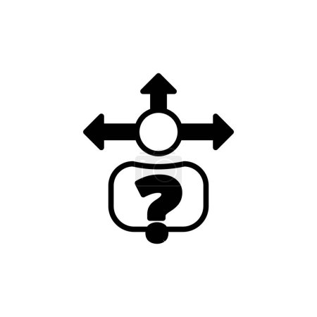 Ilustración de Icono de confusión en vector. Logotipo - Imagen libre de derechos