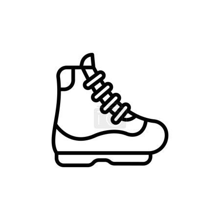 Ilustración de Hiking Shoes icon in vector. Logotype - Imagen libre de derechos