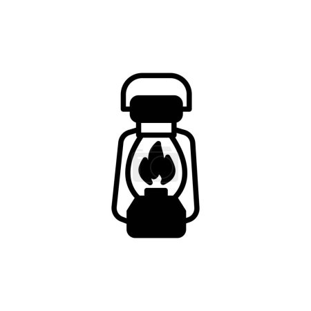 Ilustración de Icono de lámpara en vector. Logotipo - Imagen libre de derechos