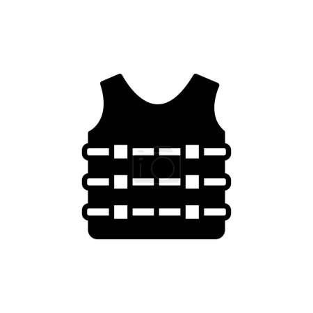 Illustration for Life Vest icon in vector. Logotype - Royalty Free Image