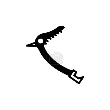 Illustration for Ice Axe icon in vector. Logotype - Royalty Free Image