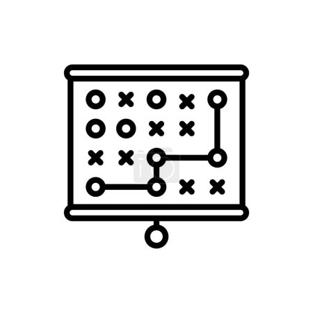 Ilustración de Icono de estrategia en vector. Logotipo - Imagen libre de derechos