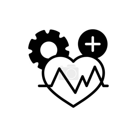 Ilustración de Managed Care icon in vector. Logotype - Imagen libre de derechos