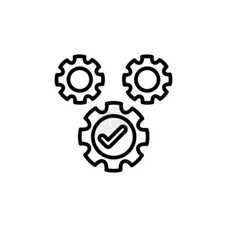 Ilustración de Simplicity icon in vector. Logotype - Imagen libre de derechos