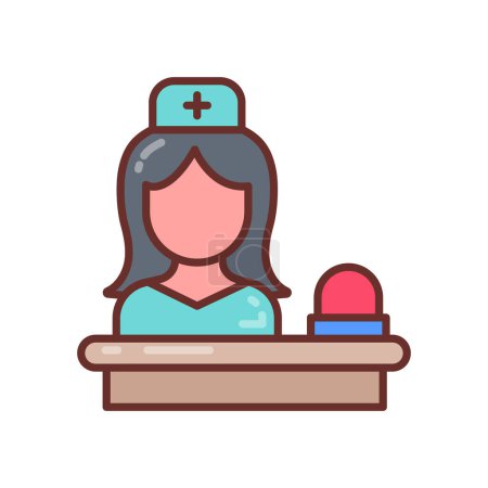 Illustration for Triage icon in vector. Logotype - Royalty Free Image