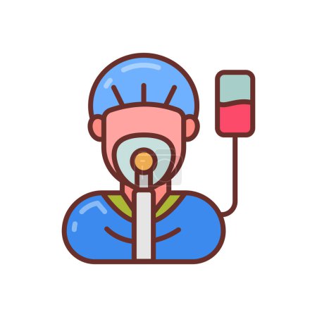 Illustration for Coma icon in vector. Logotype - Royalty Free Image