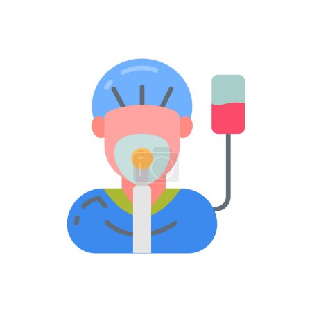 Illustration for Coma icon in vector. Logotype - Royalty Free Image