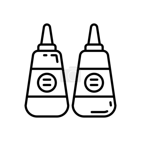 Ilustración de Icono de salsas en vector. Logotipo - Imagen libre de derechos