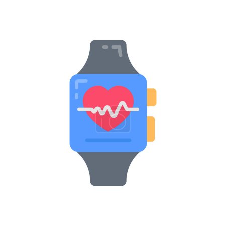 Illustration for Wearable Medical Devices icon in vector. Logotype - Royalty Free Image