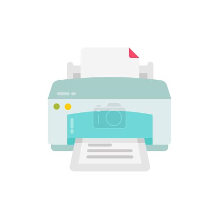 Ilustración de Icono de impresora en vector. Logotipo - Imagen libre de derechos