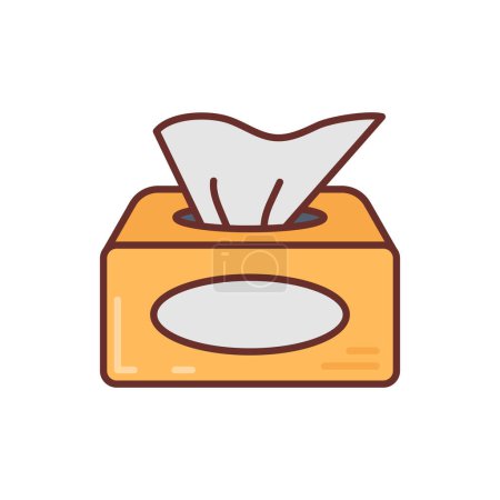 Illustration for Napkins icon in vector. Logotype - Royalty Free Image