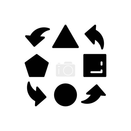 Illustration for Adaptability icon in vector. Logotype - Royalty Free Image
