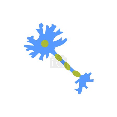 Illustration for Neuron icon in vector. Logotype - Royalty Free Image