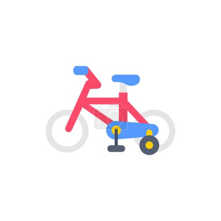 Illustration for Bicycle icon in vector. Logotype - Royalty Free Image