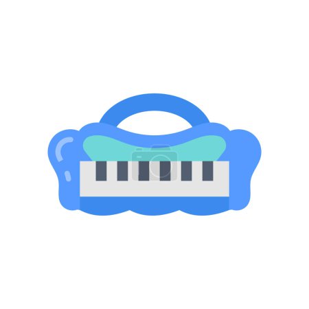 Ilustración de Icono de piano en vector. Logotipo - Imagen libre de derechos