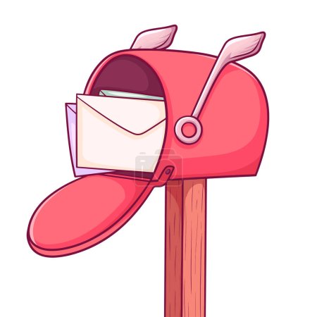 cute hand drawn mailbox