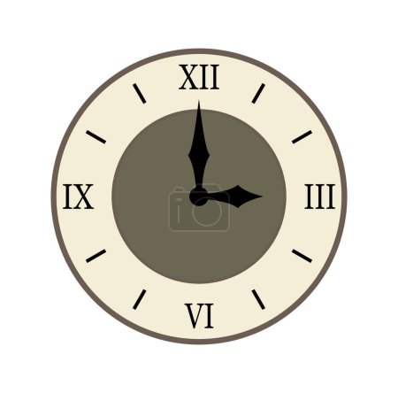 Ilustración de Diseño clásico del reloj ilustración vector eps formato, adecuado para sus necesidades de diseño, logotipo, ilustración, animación, etc.. - Imagen libre de derechos