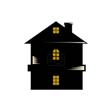 Big House Design Illustration vector eps format , suitable for your design needs, logo, illustration, animation, etc.