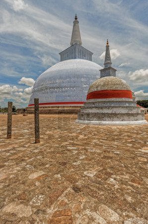 Photo for 09 10 2007 Ruwanweli Maha Seya Ruwanwelisaya stupa in Anuradhapura; Sri Lanka.Asia. - Royalty Free Image