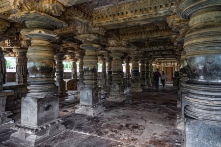 Foto de 06 06 2015 Vintage Nagareshwara templo, bankapur, haveri, Karnataka, India, asia - Imagen libre de derechos
