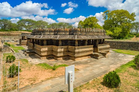Foto de 06 06 2015 Vintage Nagareshwara templo, bankapur, haveri, Karnataka, India, asia - Imagen libre de derechos