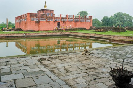 08 29 2008 Maya Devi Temple birthplace of Gautama Buddha,Lumbini, a UNESCO world heritage site Nepal.Asia.