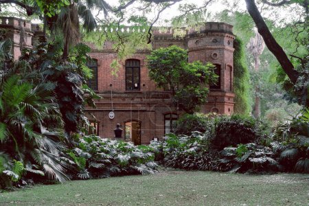 Un bâtiment central du Jardin botanique de Buenos Aires