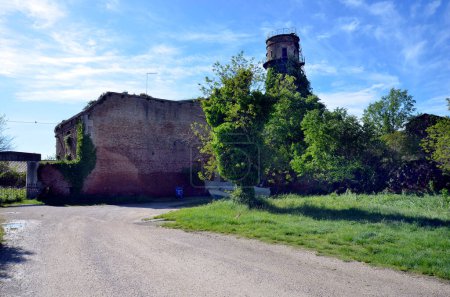 Italia, antigua fortaleza llamada Forte Treporti aka Forte Vecchio del siglo XIX en Punta Sabbioni