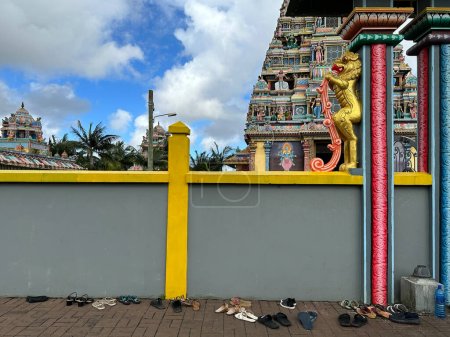 Foto de Detalles de Templo Tamil Tookay en Britannia, Mauricio - Imagen libre de derechos