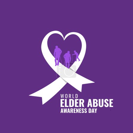 World Elder Abuse Awareness Day is observed each year on June 15 globally. The world voices its opposition to the suffering inflicted on some of our older generations, Its creative unique illustration