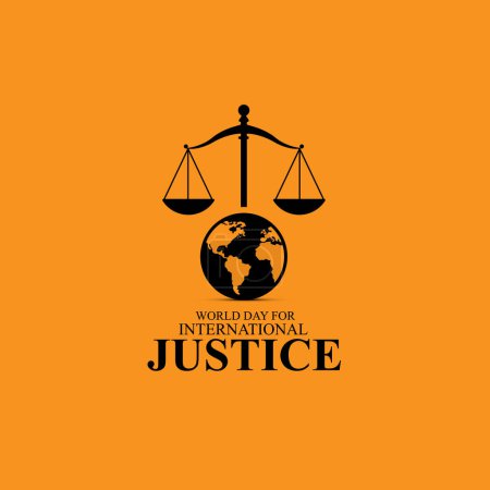 Journée mondiale de la justice sociale, observée est dédiée à la promotion de la justice sociale. Journée nationale du droit. Constitution de l'Inde. Illustration vectorielle de la Journée mondiale de la justice sociale. Journée nationale du droit créative 