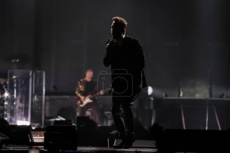 Photo for Cesare Cremonini performs live on stage during Indoor Tour 2022 at  Mediolanum Forum on November 14, 2022 in Assago, Italy - Credit: Fabrizio Carabelli/LiveMedi - Royalty Free Image