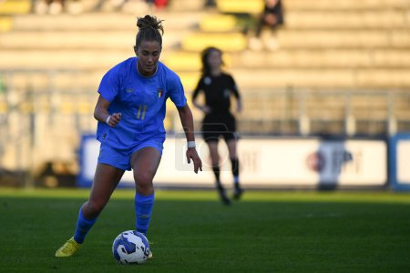 Photo for Asia Bragonzi of Italy WU23 during the International Friendly Match between Italy WU23 and England WU23 at the stadio Tre Fontane on 14th of November, 2022 in Rome, Italy. - Credit: Domenico Cippitelli/LiveMedi - Royalty Free Image