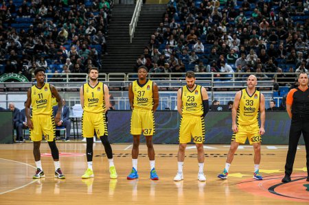 Photo for Fenerbahce Beko Istanbul during the Euroleague, Round 18, match between Panathinaikos BC and Fenerbahce Beko Istanbul at Oaka Altion on January 10, 2023 in Athens, Greece. - Credit: Stefanos Kyriazis/LiveMedi - Royalty Free Image