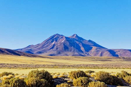 Foto de Paisajes en camino a las Lagunas Altiplánicas en el Desierto de Atacama - San Pedro de Atacama - Chile - Imagen libre de derechos