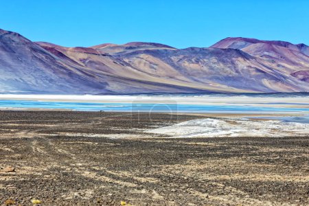 Téléchargez les photos : Point de vue Salar de Aguas Calientes - Désert d'Atacama - San Pedro de Atacama. - en image libre de droit
