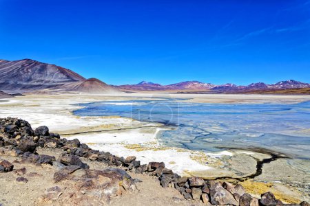 Foto de Mirador del Salar de Aguas Calientes - Desierto de Atacama - San Pedro de Atacama. - Imagen libre de derechos