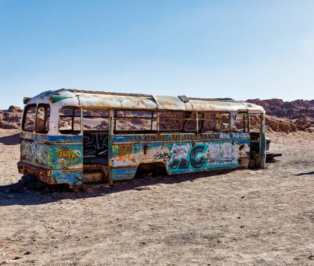 Photo for Magic Bus Atacama Desert - San Pedro de Atacama - El Loa - Antofagasta Region - Chile. - Royalty Free Image