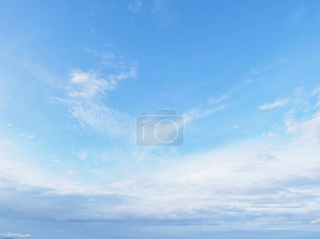Blue sky and cloud for natural background