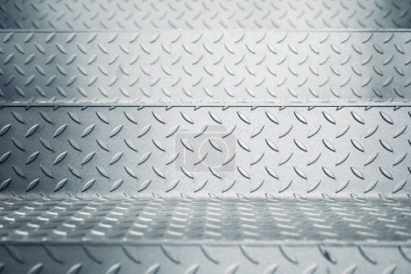 Téléchargez les photos : Escaliers en acier inoxydable - fond métallique argenté - en image libre de droit