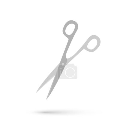 Illustration for Scissors vecor symbol isolated on white backround - Royalty Free Image