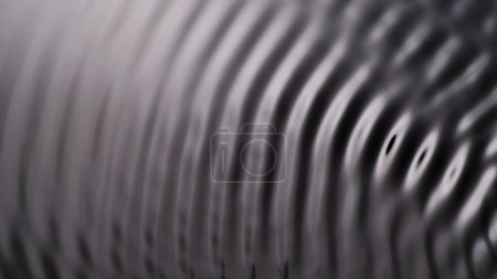 Photo for Water and light creative abstract advertisement concept. Close up shot of surface texture. Monochrome light water surface with waves and circles pattern effect, abstract background, wallpaper template - Royalty Free Image