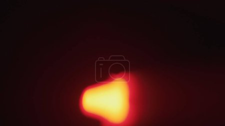 Photo for Cinematic lights reflections. Lens flare flashes effects on black background. Anamorphic lens flares advertisement template creative concept. Abstract overlay with vivid orange light transition. - Royalty Free Image
