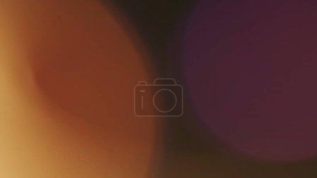 Photo for Cinematic lights reflections. Lens flare flashes effects on black background. Anamorphic lens flares advertisement template creative concept. Abstract overlay with orange purple round flares blending. - Royalty Free Image