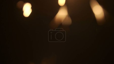 Photo for Frame on black background. Depicted are lights of light, glare, they are in the corner. Demonstrating lighting, smooth transition, gradient. Used for screensaver and background. Macro shot. - Royalty Free Image