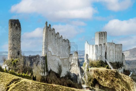 Téléchargez les photos : Ruine du Château-Gaillard, Les Andelys, département de l'Eure, Normandie, France - en image libre de droit
