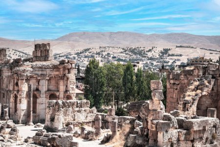 Téléchargez les photos : Ruine de Baalbek au Liban, Moyen-Orient - en image libre de droit